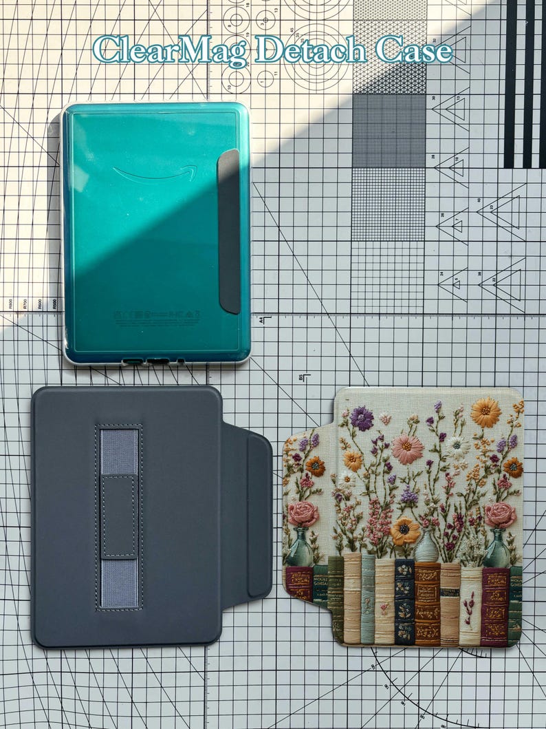 Custom Book All New Kindle 11th Gen 2024 Case, Printed pattern Kindle Case Cover Paperwhite 2024 Cover Paperwhite Case Kobo Clara, Colorsoft ClearMag Detach Case