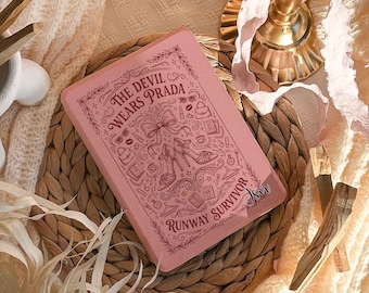 The Devil Wears Prada Inspired Kindle Case, Pink Vintage Line Art Sleeve, Fits Kindle Paperwhite 12th Gen, Trendy Reader Accessory