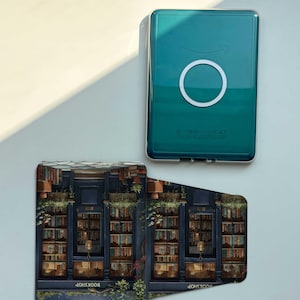 Book Shop Kindle case, Kindle Paperwhite 12th Generation, Kindle 2024 Case, Paperwhite 2024 Cover, Kobo Clara Case, kindle colorsoft case LR MagClear Case
