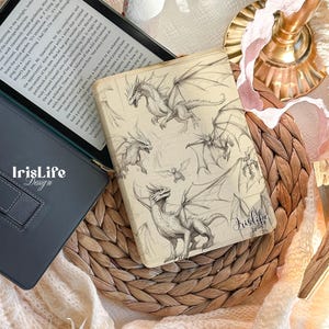 Fourth Wing All New Kindle 11th Generation 2024 Case, Kindle Case Cover Paperwhite 2024 Cover Paperwhite 7 Case Dragon Kobo Colorsoft Case