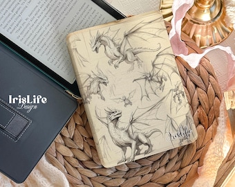 Funda Fourth Wing para Kindle de 11.ª generación (2024), funda para Kindle Paperwhite (2024), funda para Paperwhite 7, funda Dragon Kobo Colorsoft