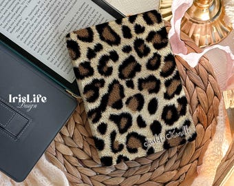 Leopard Print All New Kindle 12th 2024 Case Auto Wake/Sleep Case for Kindle Colorsoft Paperwhite 11th 6.8 kindle Oasis Kobo Case, Bookish