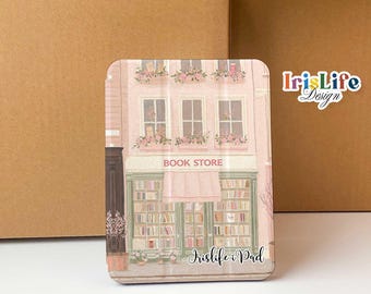 Book Shop iPad Air Case for iPad Pro Case iPad Air 5 iPad 10" 10.9" 2022 Personalized Case, iPad Pro 11 12.9 Case iPad Mini 7/6/5/4 Case