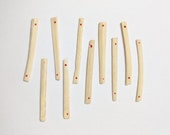 Mahjong Counters Bone Art Supplies Game Pieces Betting Pieces Jewelry Altered Art Supplies Vintage 1 red dot Set of 10 M14