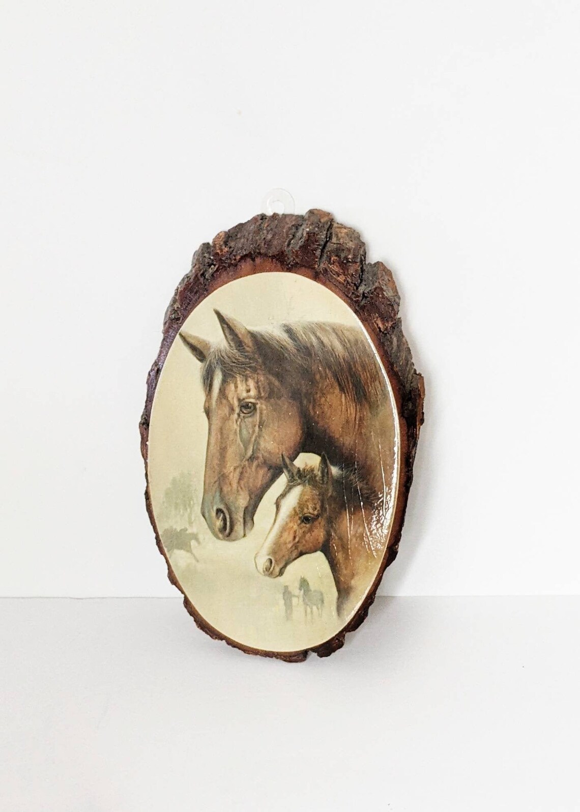 Horses / Wood plaque / wall decor / art / country home / horse Etsy