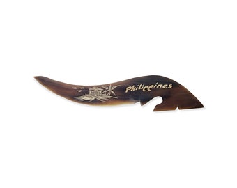 Horn Letter Opener Philippines  / Vintage  / Handmade / Souvenir