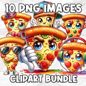 Leuke pizza clipart, leuke pizza kunst png, grappige pizza graphics, pizza party clipart, schattig eten clipart, pizza icoon ontwerpen, pizza minnaar geschenken