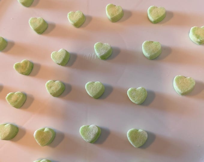 tiny heart sugar cubes