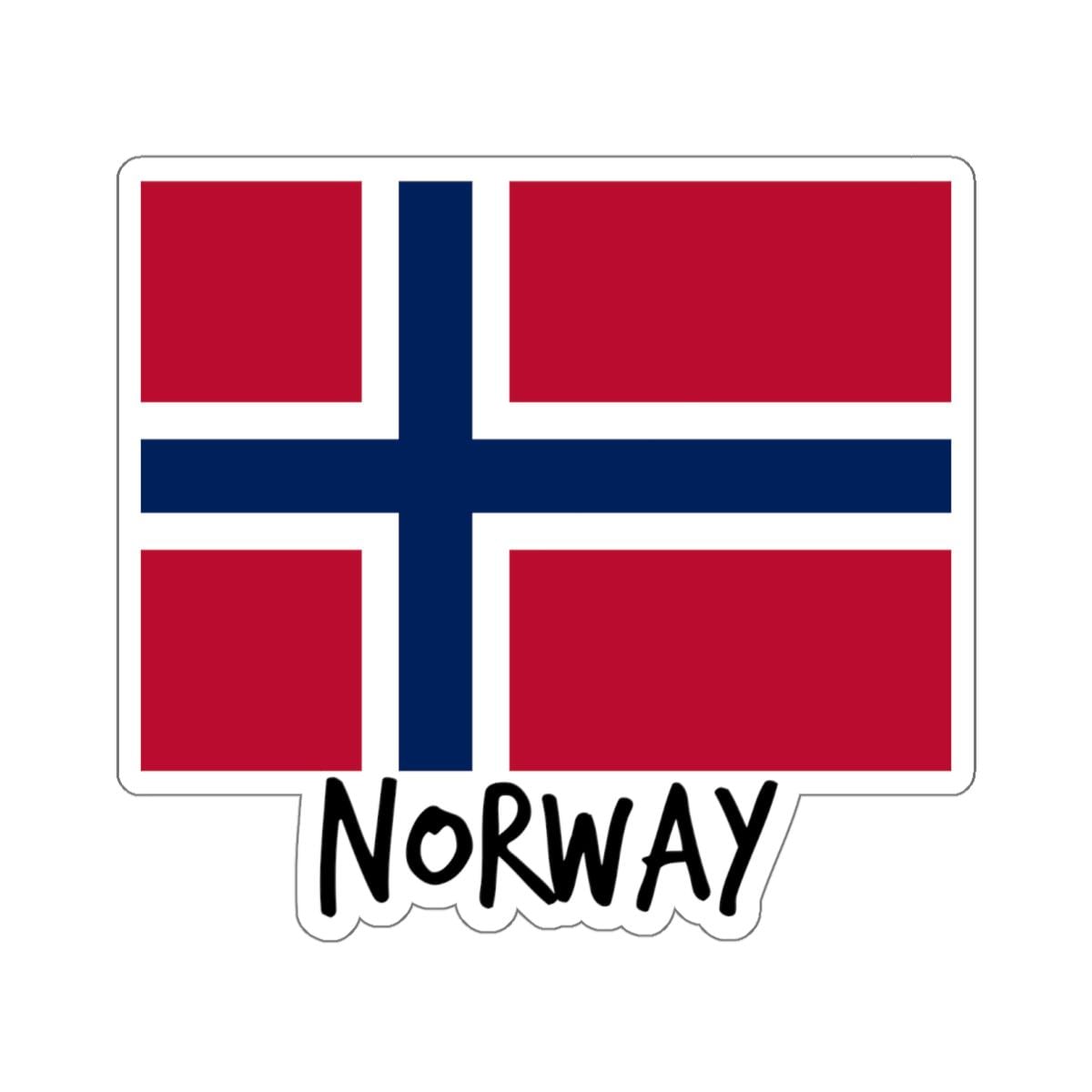 Norwegian Flag Car Chrome Emblem Decal - 3D ABS Plastic Chrome Decal, 1.9x2.35 Inches, Peel & Stick - View #10