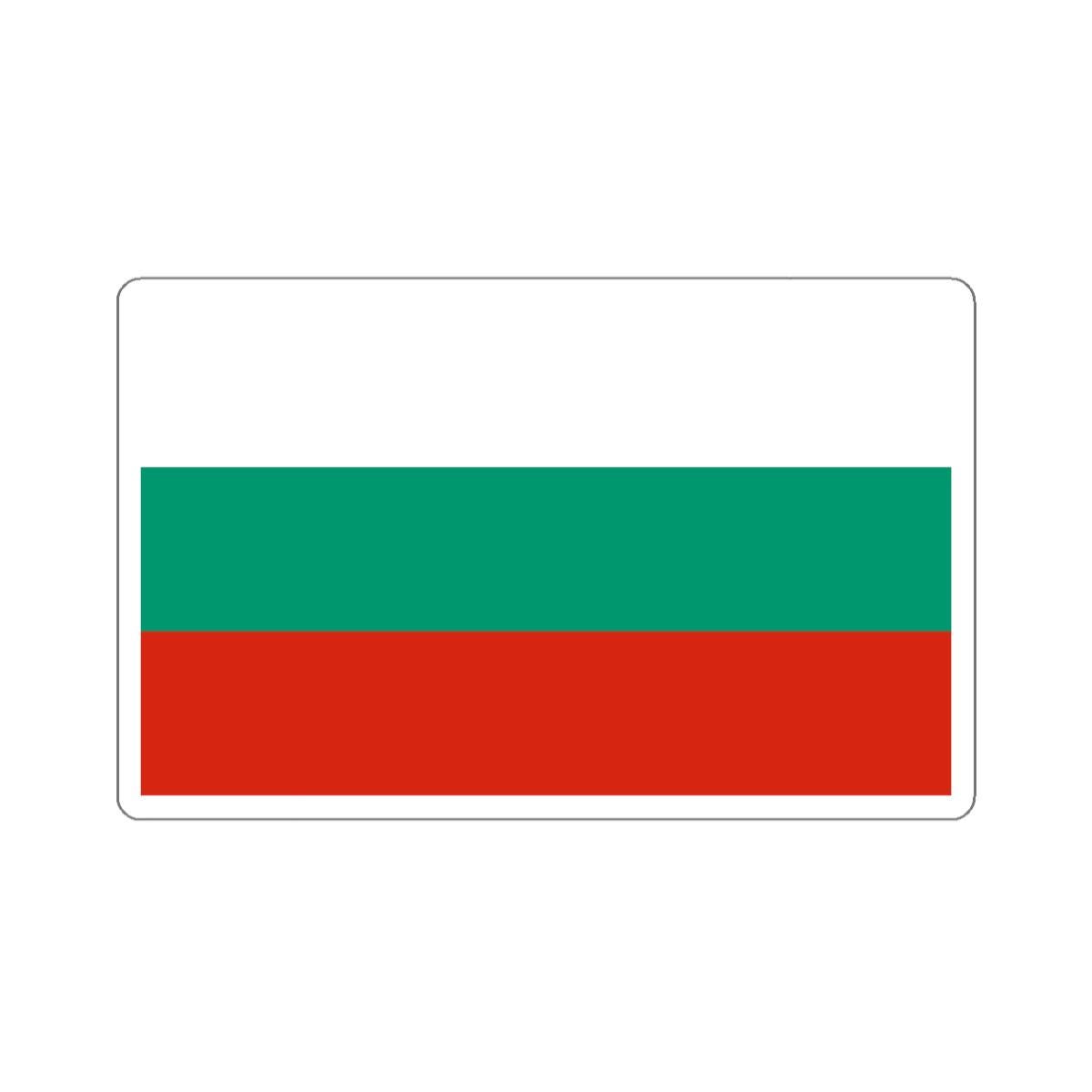 Bulgaria Flag Travel Sticker - Kiss-cut Stickers, Vacation Decal ...