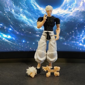 Custom Fan Art Figure dummy 1/12 full articulated magnetic shoes
