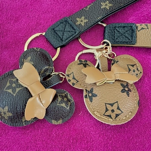 Louis Vuitton Mickey Mouse Keychain - Etsy