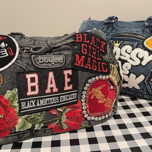 BAE Patchwork Denim Bags