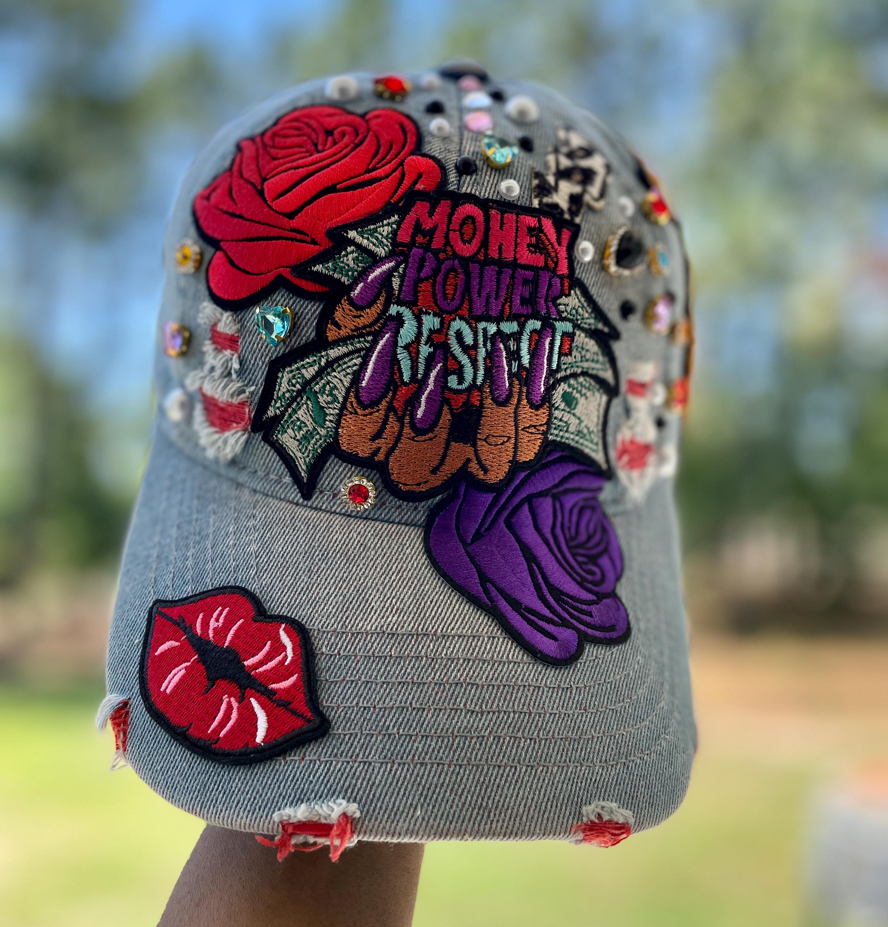 Distressed Denim Hat - Etsy