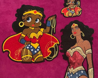 Brown Babes Super Hero Patches