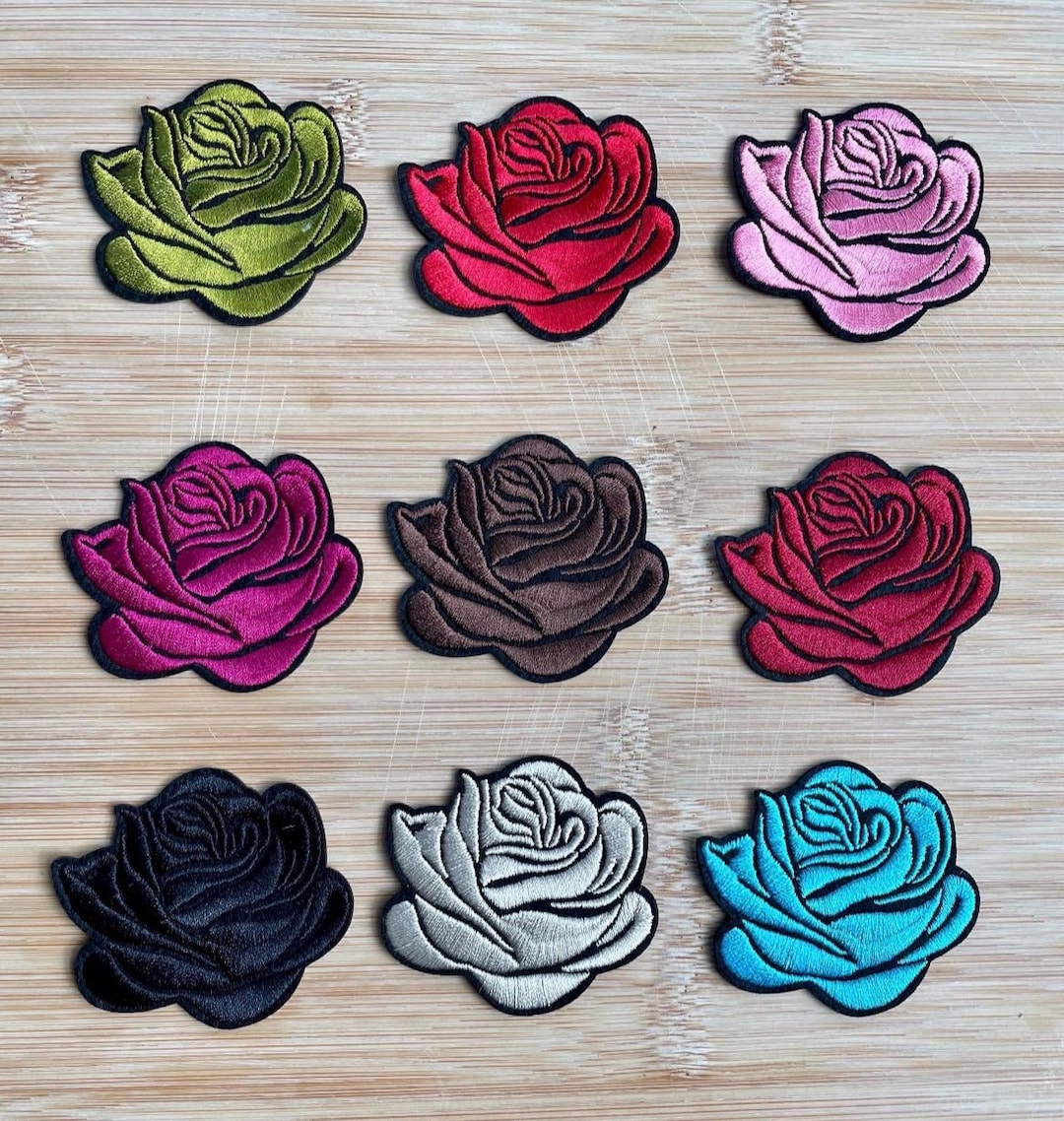Fort Rose Patch Blooming Rose Patches - Etsy