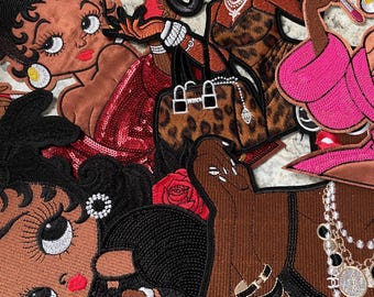 Large Brown Babe Patches