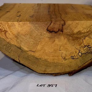 Spalted Sugar Maple project wood, green wood blank for woodworking, wood turning, wood carving, crafts or decoration