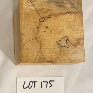 Beautiful spalted Maple turning blank for woodworking, woodcarving, woodturning, crafts or decoration