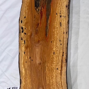 Beautiful live-edge spalted Ash project board, project wood for charcuterie boards, turning blanks, woodworking, display or decoration