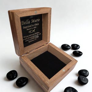 Hardwood Prayer Box | Custom Engraved