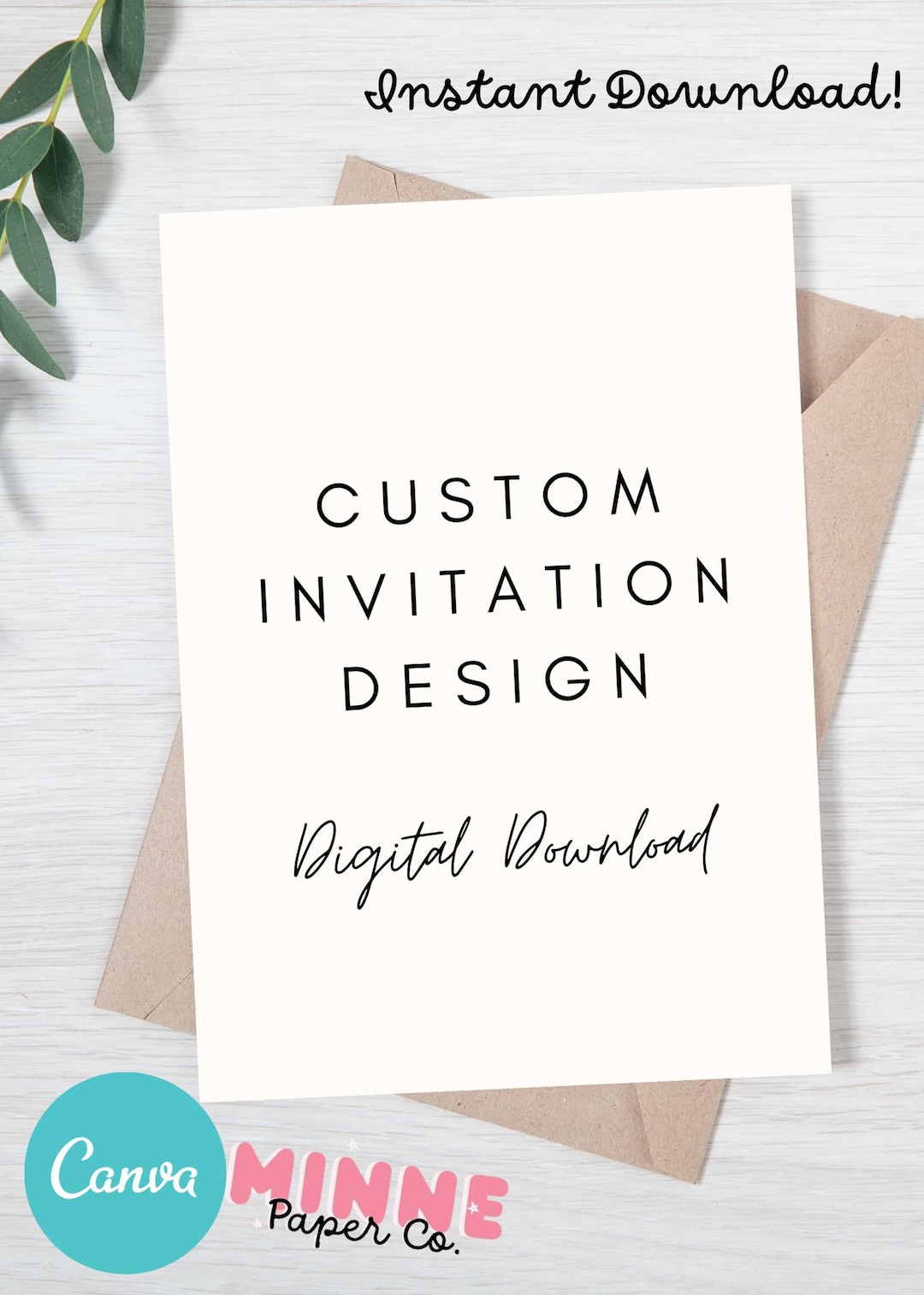 Custom Event Invitation: Personalized Birthday, Wedding, Shower ...
