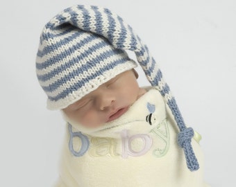 Babybreipatroon - Elf / Kousmuts en Box Hat Patroon - Digitale download - Toestemming verleend om het eindproduct te verkopen