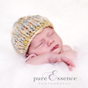 Baby Hat Pattern Knit Chunky Elf and Beanie Hat Instant Download PDF image 5