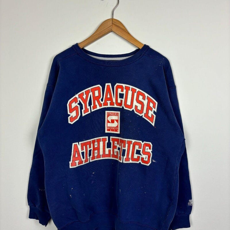 Syracuse Cashmere Baseball Sweater