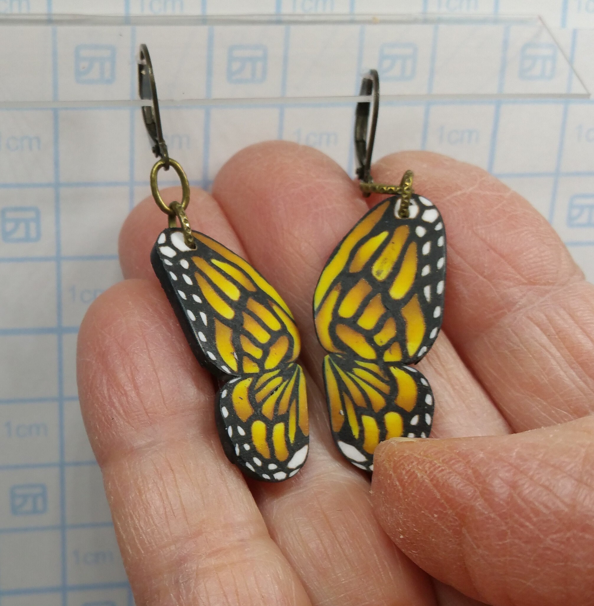 Monarch sale butterfly earrings