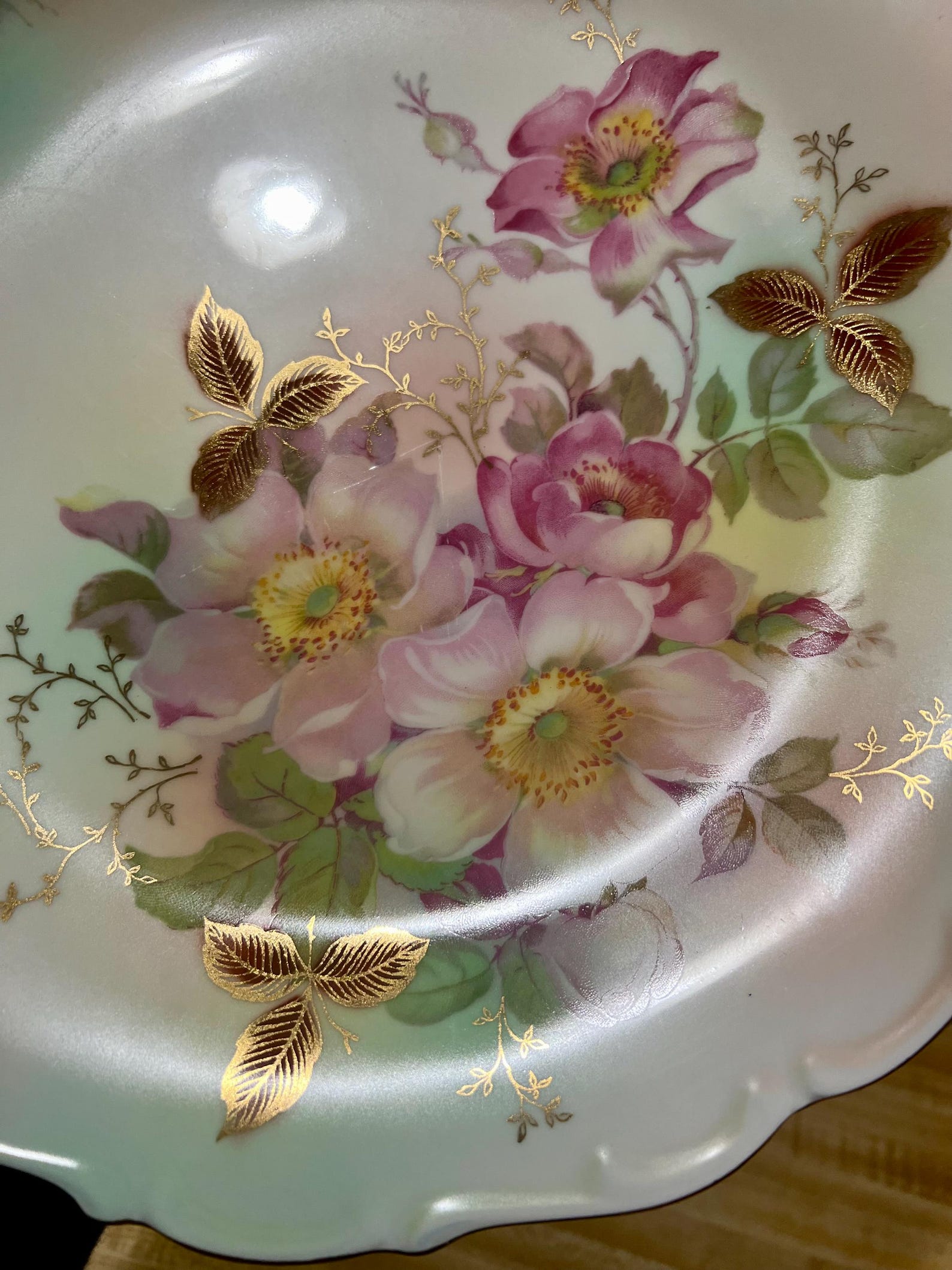 Vintage Bavarian Plate and Bowl Schumann Arzberg Bavaria Porcelain Wild ...