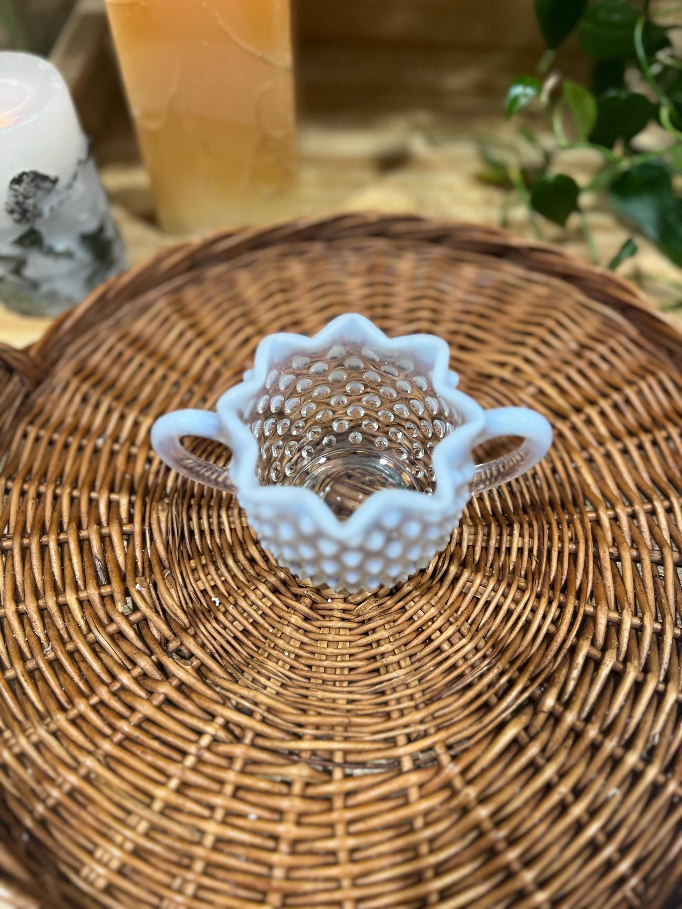 ヴィンテージ フェントン ホブネイル フレンチ オパールセント スター