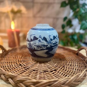 Ming Village Vase - Etsy