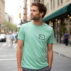 Camiseta unisex con icono de terminal Linux, ideal para programadores, regalo para nerds informáticos, ropa de ingeniero de software, ropa de tecnología informática, Unix