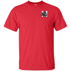 Camiseta grande e alta com logotipo da letra M da Mack Truck – Camiseta vintage preta e branca com estampa de caminhão semi-reboque para homens, presente de mecânico a diesel, design streetwear