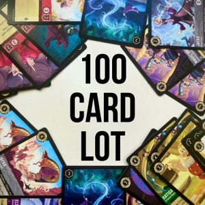 Handpicked Disney Lorcana Deck Builder Pack – 100 Handpicked Cards | Choose Your Ink Color | Guaranteed Rare & Foil | Build Your Collection