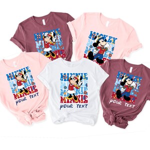 Matching Family Cruise Shirt 2025, Disney Vacation Tee with Mickey Minnie Design, Group Trip Outfit for Cruise Travelers