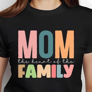 Mom Heart Shirt, Trendy Mom Shirt, New Mom Shirt, Gift for Mom, Mother&#39;s Day Shirt, Mama Life Shirt, Mom Tee, Mother&#39;s Day Gift