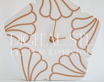 Modern Clock STL File, Clock STL File With License, Modern Home Decor, Digital File Modern Clock, Minimalist Clock 3D Printable STL File