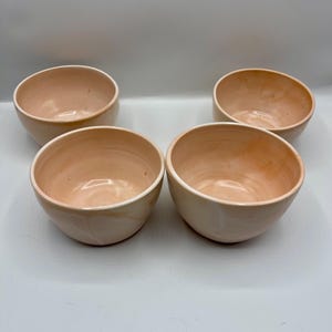 Peach and white kitchen Bowl serving Bowl/Soup Bowl/Cereal bowl