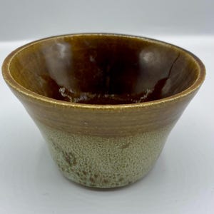 Small brown speckled bowl/ olive dish/ snack bowl