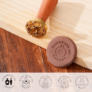 Custom Pottery Stamp, Personalized Clay Stamp, Clay Signature Stamp, Pottery Tools, Gifts For Pottery Makers