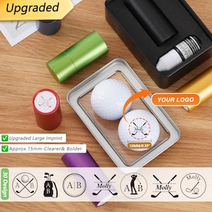 Personalized Golf Ball Stamp,  Custom Golf Stamp, Name golf stamp, Golf Ball Logo Stamp, Gift for Golfer, Gifts For Men