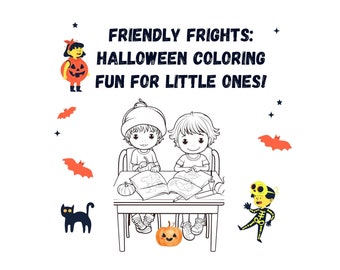 Friendly Frights: Halloween Coloring Fun for Little Ones!