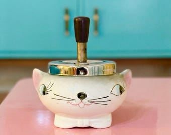 Vintage Holt Howard Cozy Kitten Pixieware Spinning Ashtray Japan