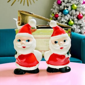 Vintage Weihnachtsmann Kerze Kletterer NOEL Decorations 1950er Jahre Japan mit Box MCM