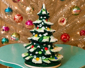 Vintage Holt Howard 1959 Reflector Christmas Tree Candleholder MCM Japan