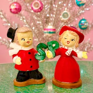 1950年代　Holt-Howard ホルト・ハワード 白磁の同じ物2個セット！ Holt Howard Christmas Girl Pepper - Etsy