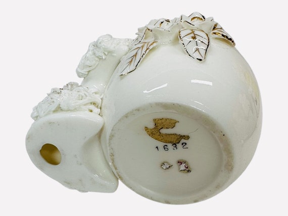 レフトン ホワイトプードル 置物 バッグ