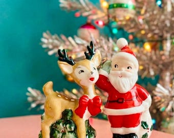 Rare! Vintage Holt Howard 1959 Christmas Shopper Girl